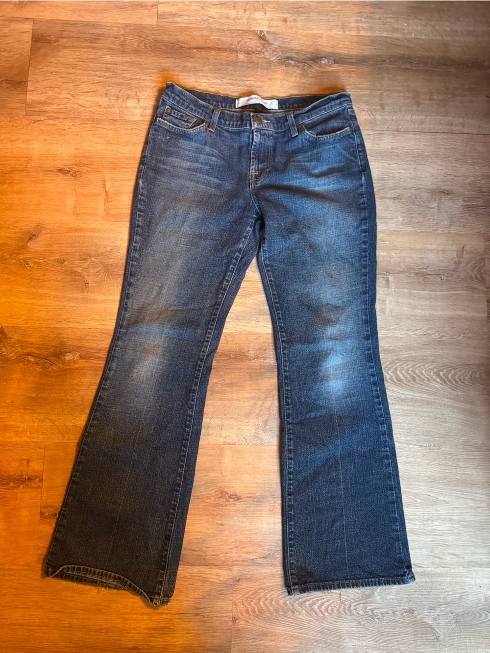Mossimo Supply Co. Women's Dark Blue Wide Leg Jeans